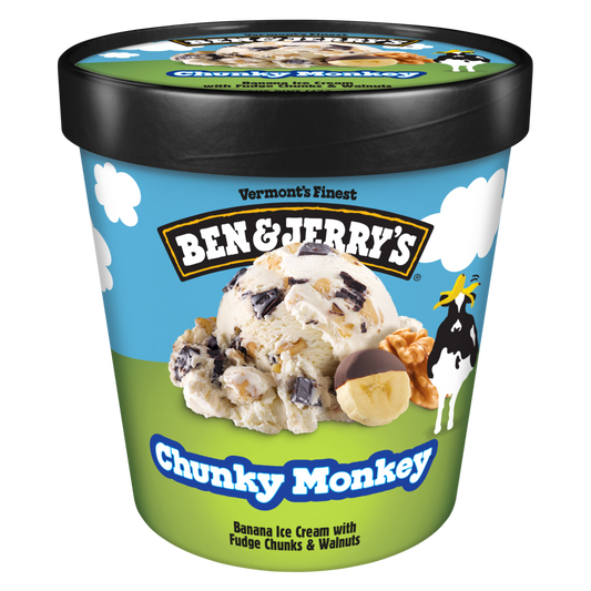 Chunky Monkey Ice Cream 16 oz