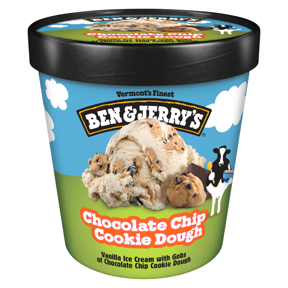 Chocolate Chip Cookie Dough Ice Cream 16 oz