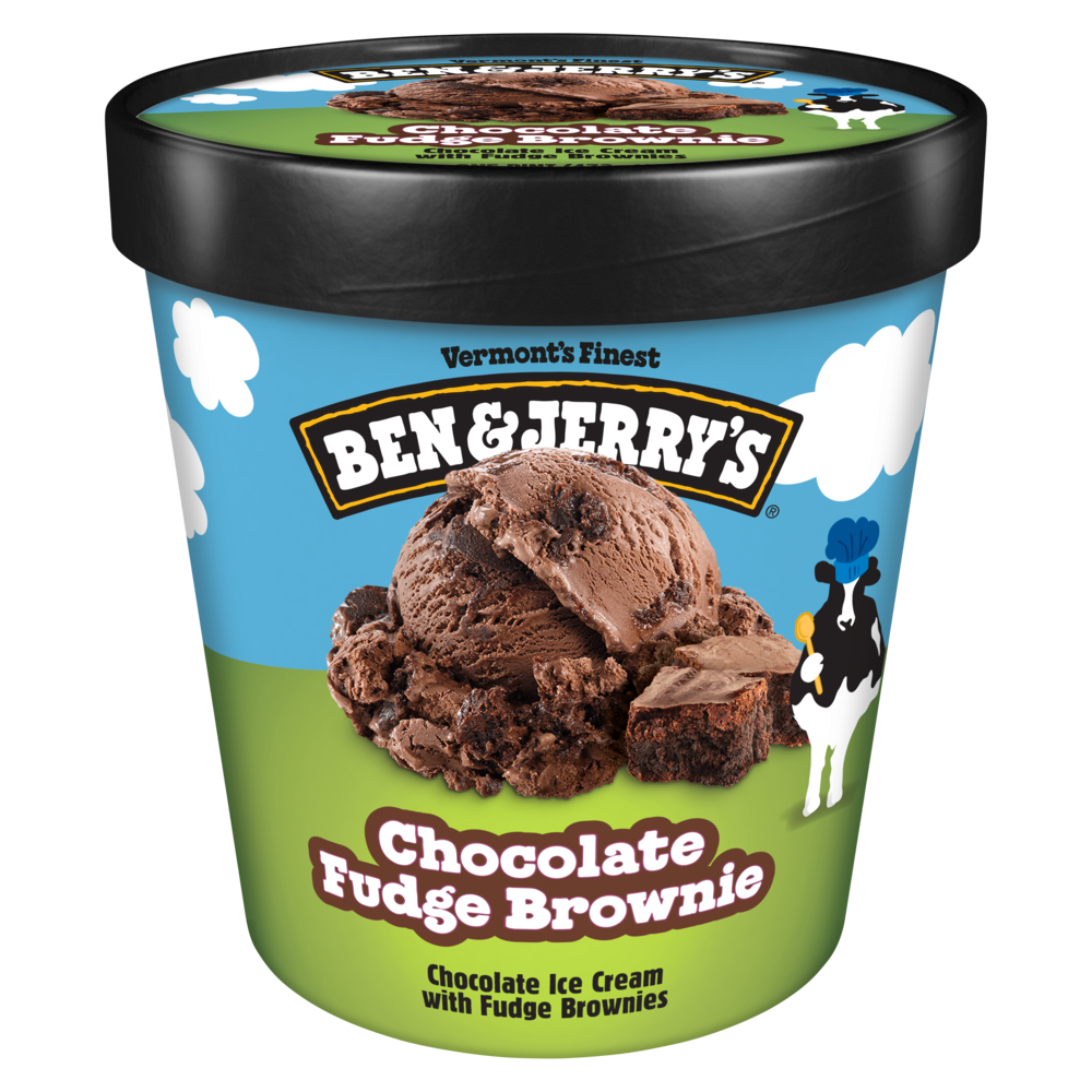 Chocolate Fudge Brownie Ice Cream 16 oz
