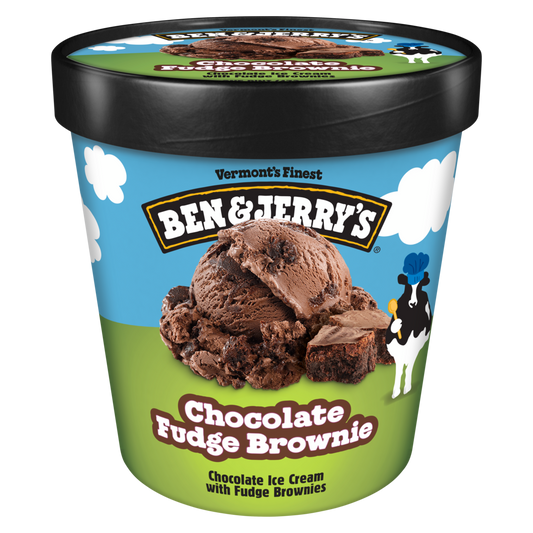 Chocolate Fudge Brownie Ice Cream 16 oz