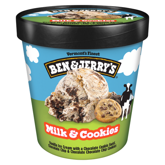 Milk & Cookies Ice Cream 16 oz