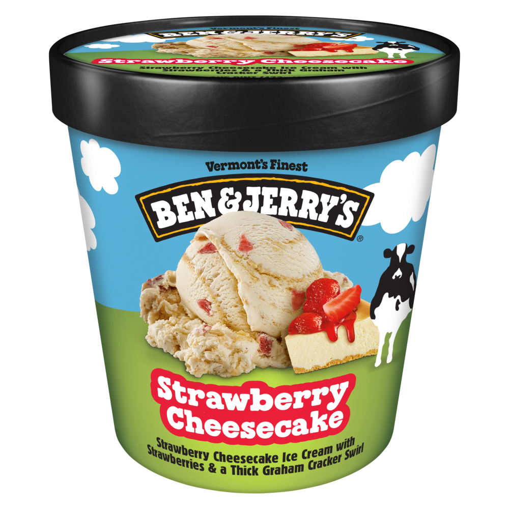 Strawberry Cheesecake Ice Cream 16 oz