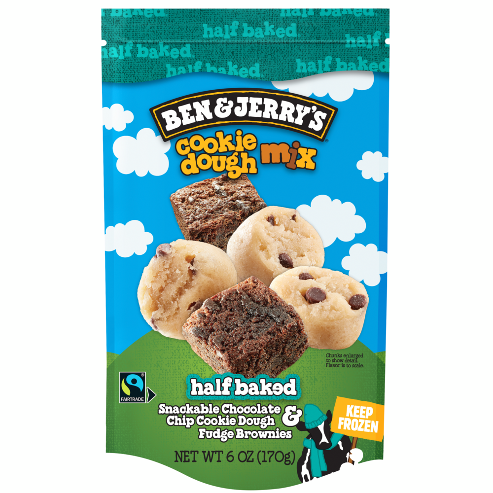 Frozen Half Baked Dough Chunks 6 oz