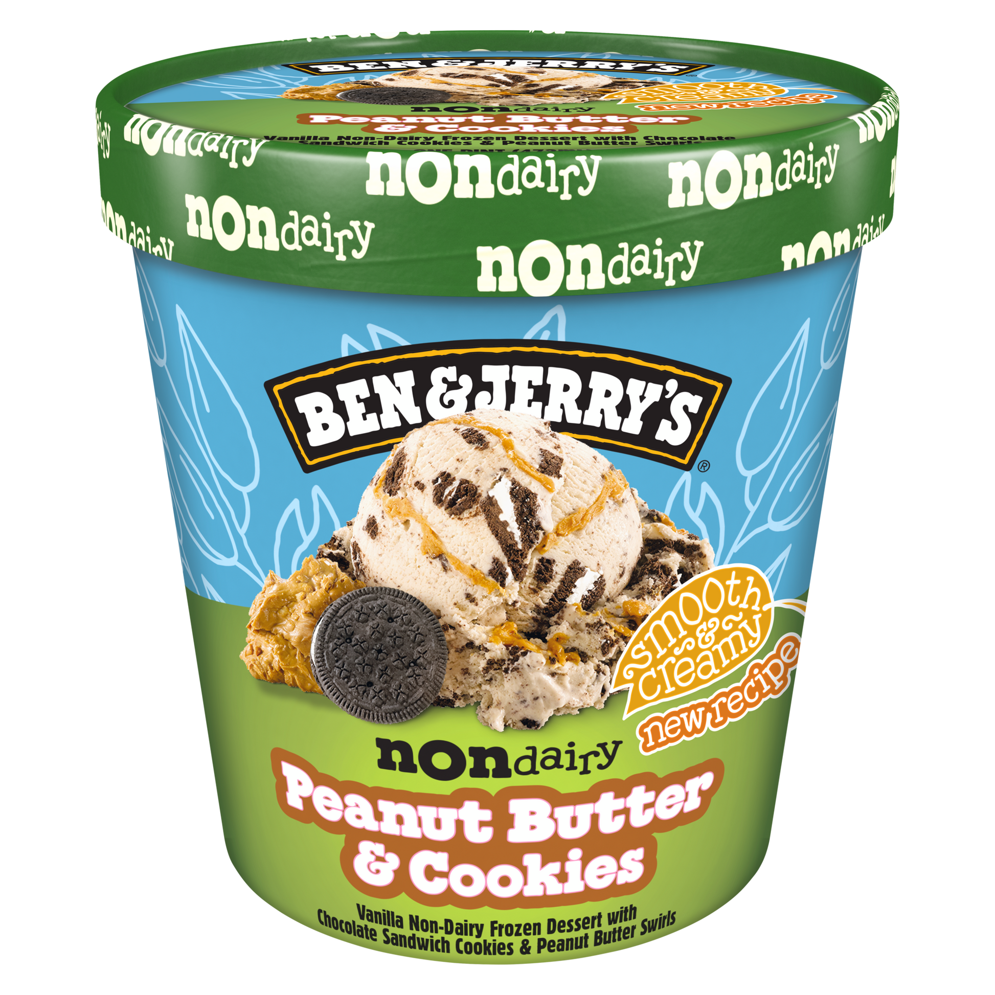 Non-Dairy P.B. & Cookies Pint Frozen Dessert 16 oz