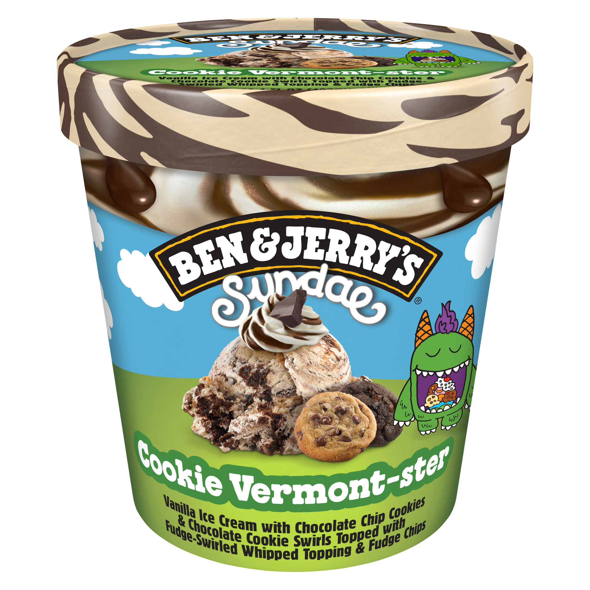 Ben & Jerry's Sundae Cookie Vermon-ster Pint