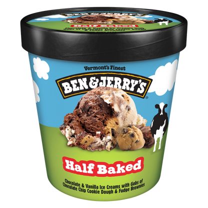 Half Baked Ice Cream 16 oz