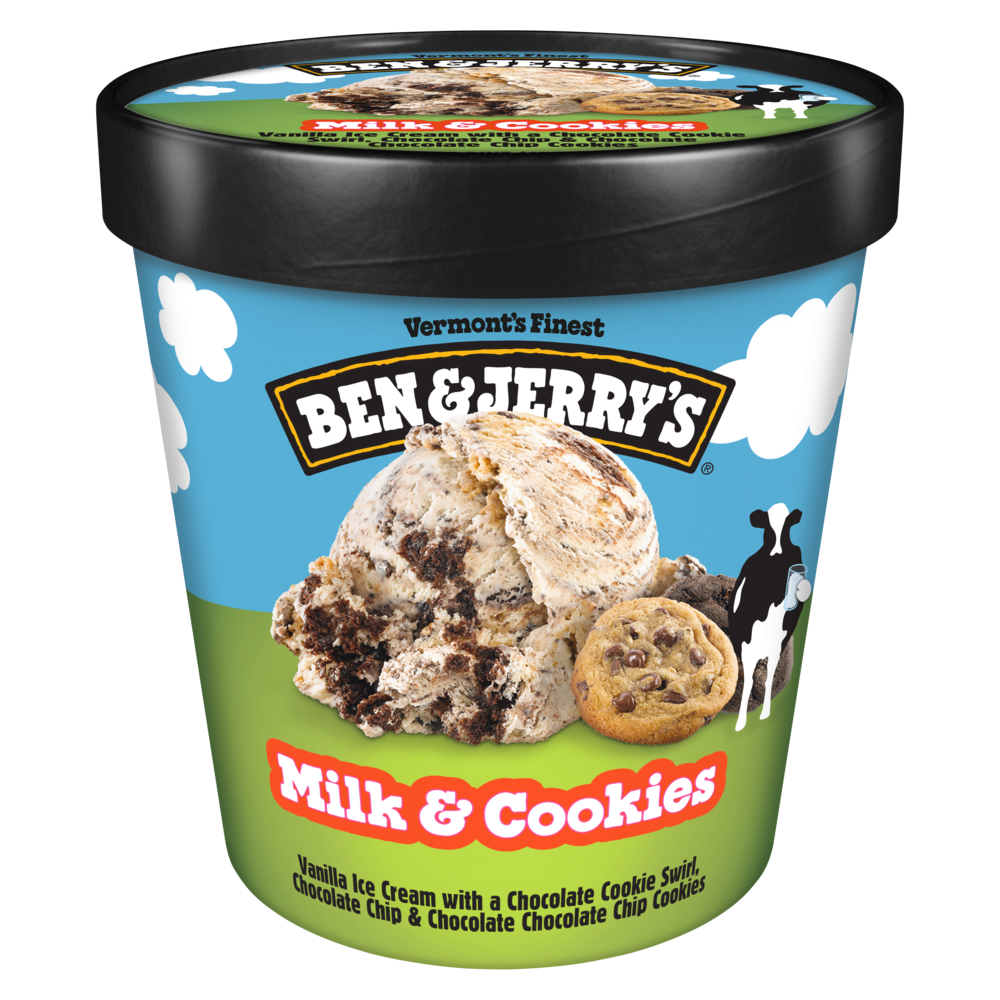 Milk & Cookies Ice Cream 16 oz