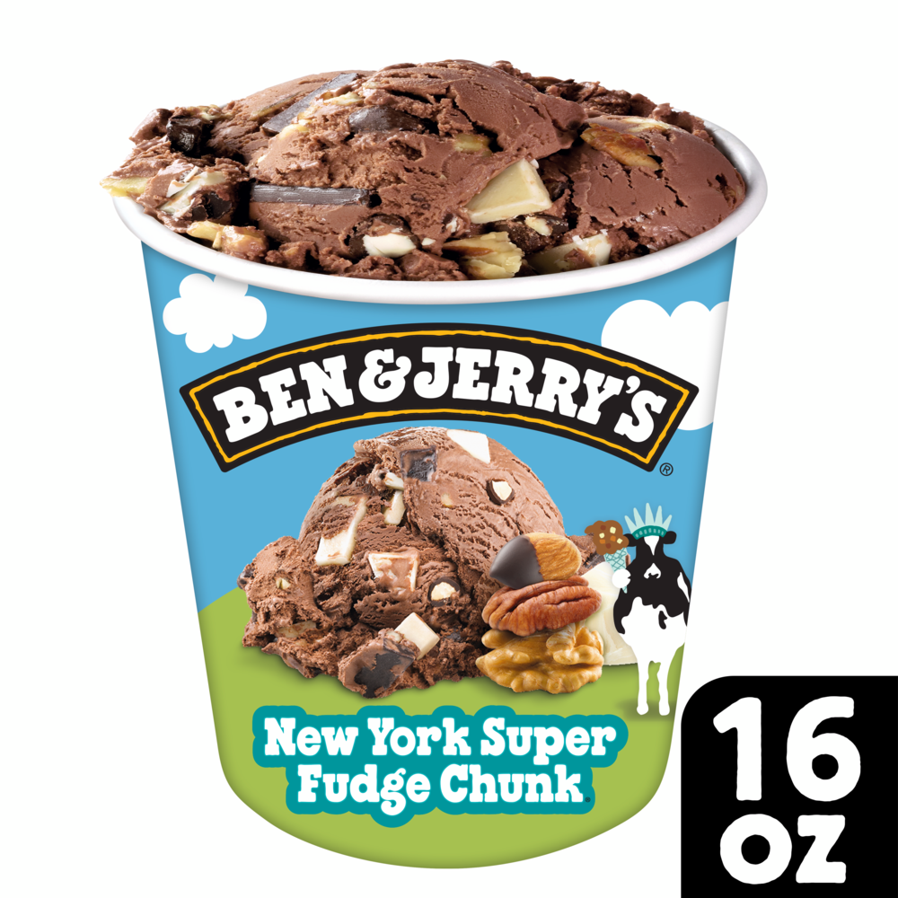 New York Super Fudge Chunk Ice Cream 16 oz Ben & Jerry's Delivery
