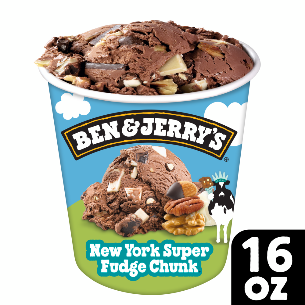 New York Super Fudge Chunk Ice Cream 16 oz